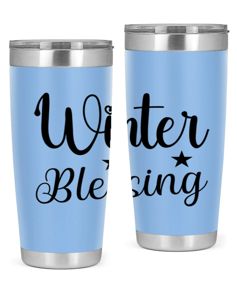 Winter Blessing 484#- winter- Tumbler
