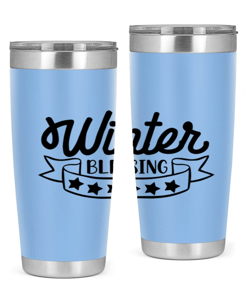 Winter Blessing 485#- winter- Tumbler