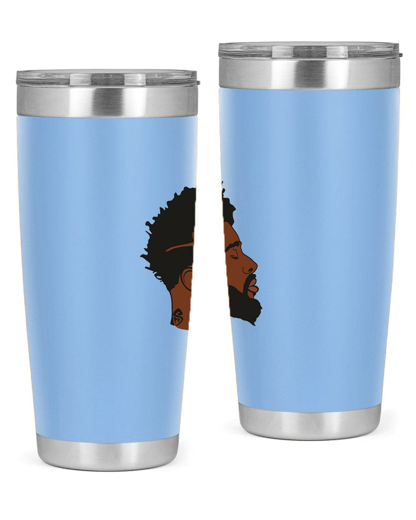 black man 30#- black men - boys- tumbler