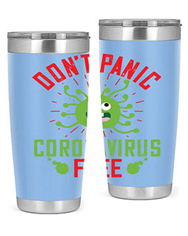 dont panic coronavirus free Style 43#- corona virus- Tumbler