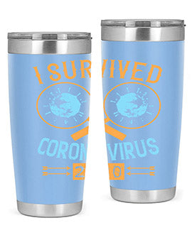 i survived corona virus Style 34#- corona virus- Tumbler