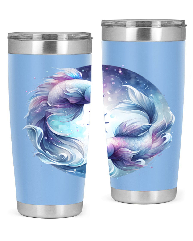 pisces 349#- zodiac- Tumbler