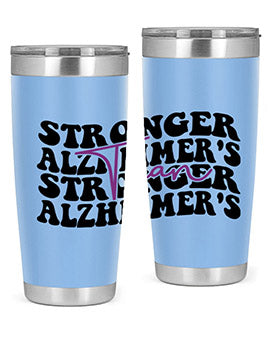 stronger than alzheimers 214#- alzheimers- Tumbler