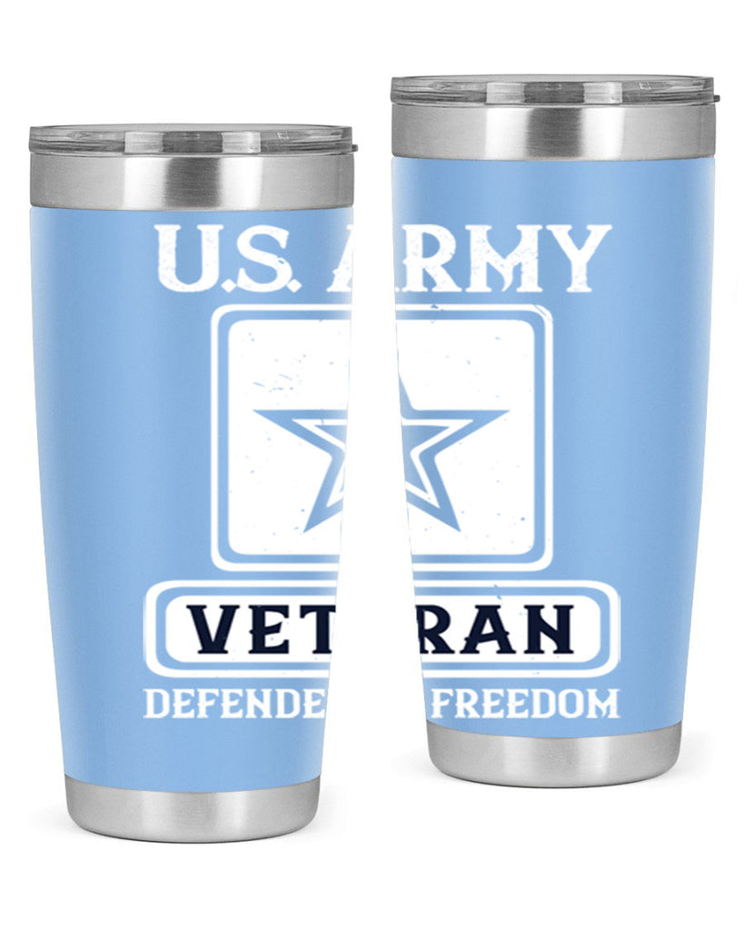 us army veteran defender of freedom 14#- Veterns Day- Tumbler