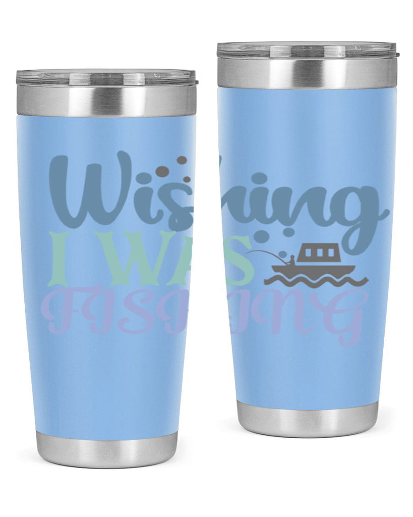 wishing i was fishing 190#- fishing- Tumbler