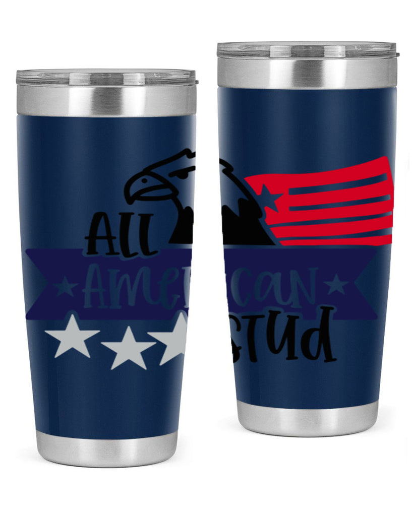 All American Stud Style 142#- Fourt Of July- Tumbler
