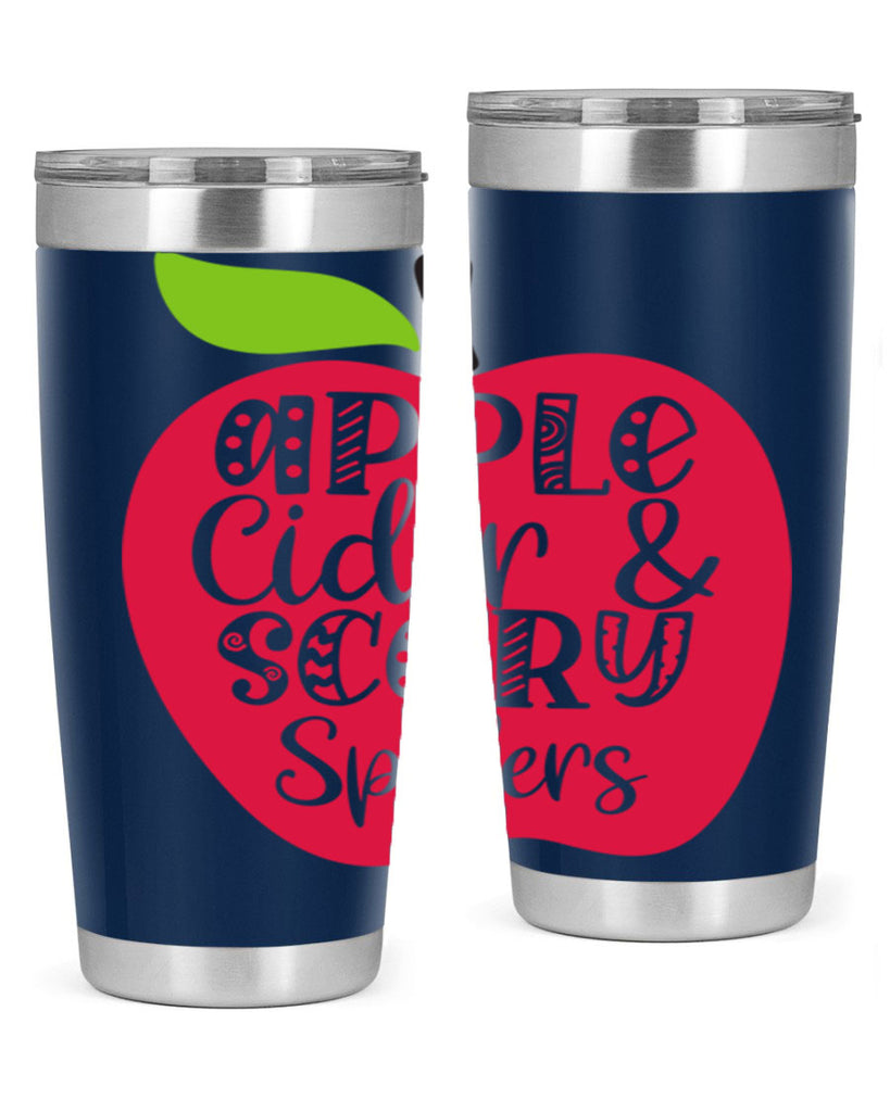 Apple Cider Scary Spiders 10#- fall- Tumbler