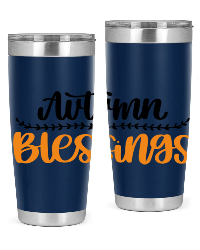 Autumn Blessings 473#- fall- Tumbler