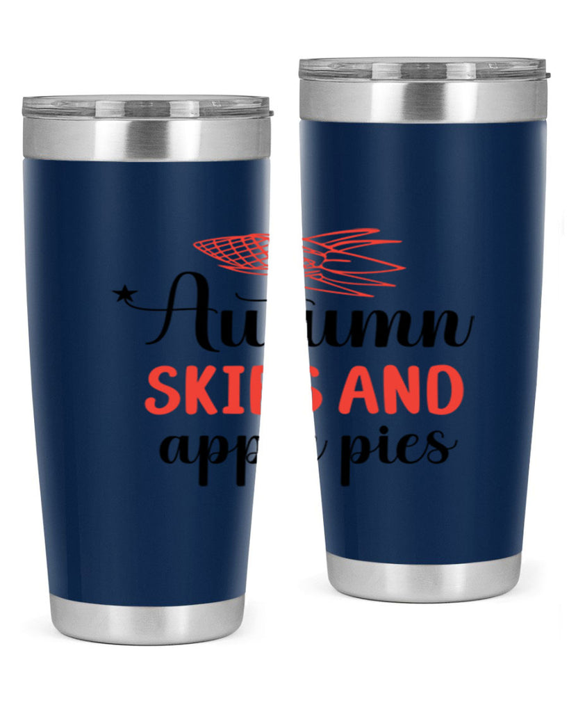 Autumn skies and apple pies 29#- fall- Tumbler