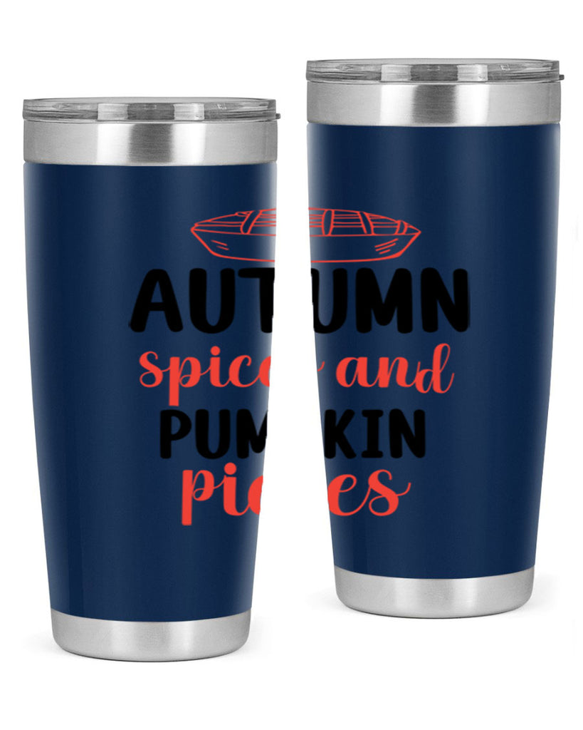 Autumn spices and pumpkin pieces 32#- fall- Tumbler