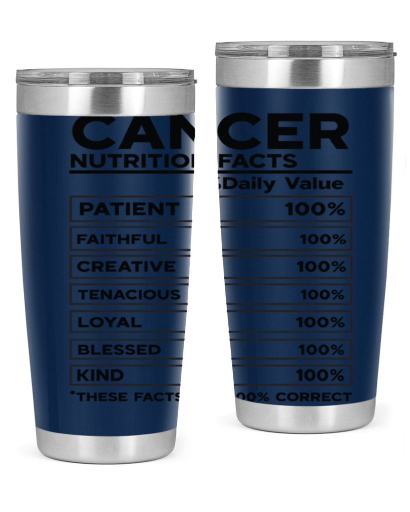 Cancer Nutrition Facts 148#- zodiac- Tumbler