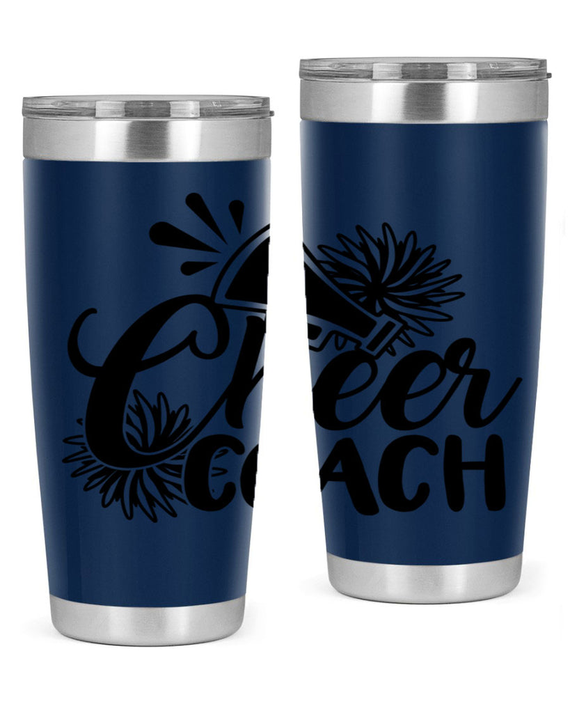 Cheer coach 1392#- cheer- Tumbler