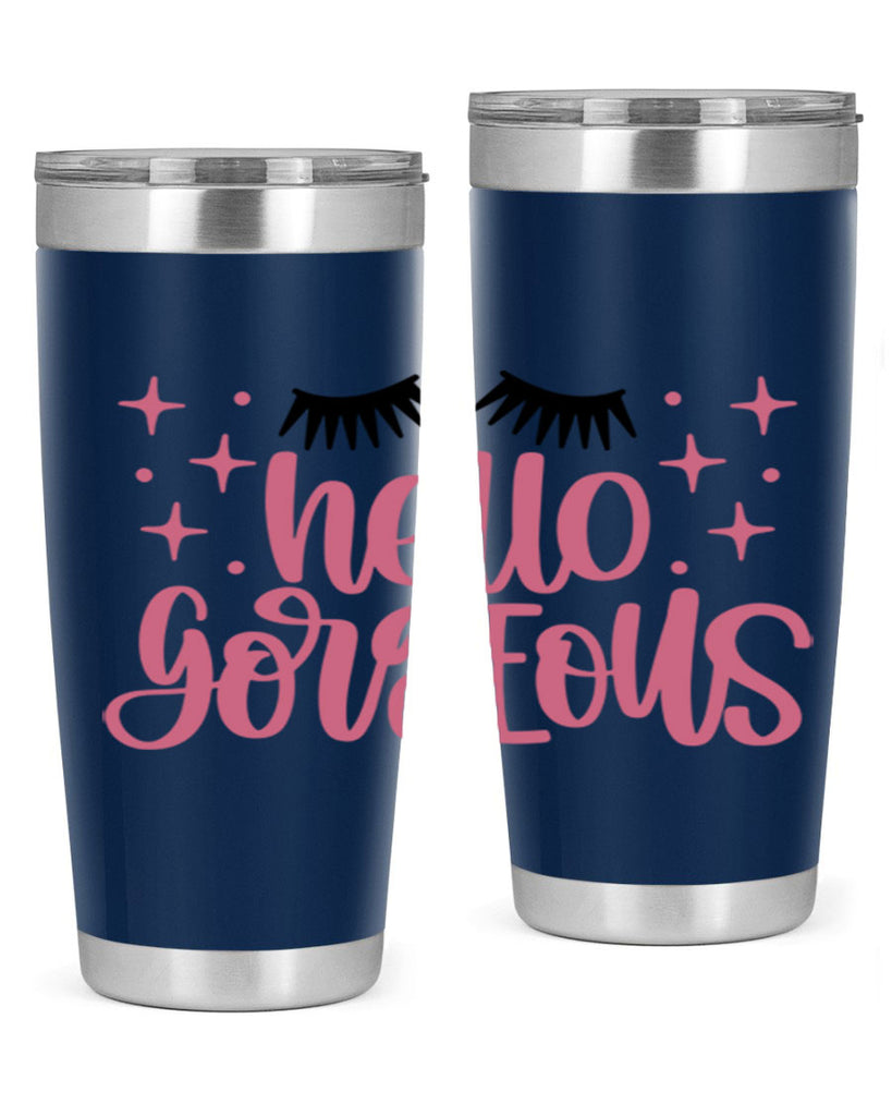 Hello Gorgeous Style 89#- make up- Tumbler