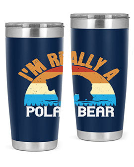 I'm Really A Polar Bear 38#- Bears- Tumbler