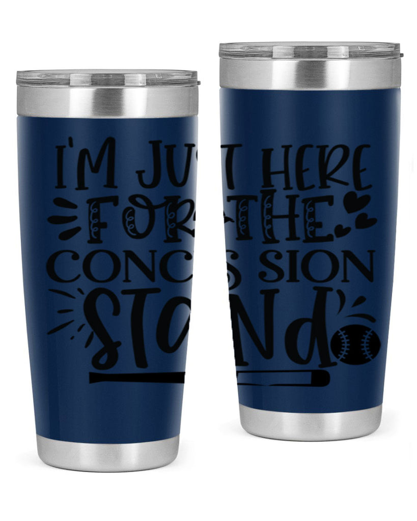 Im Just Here For the Conces sion stand 2072#- baseball- Tumbler