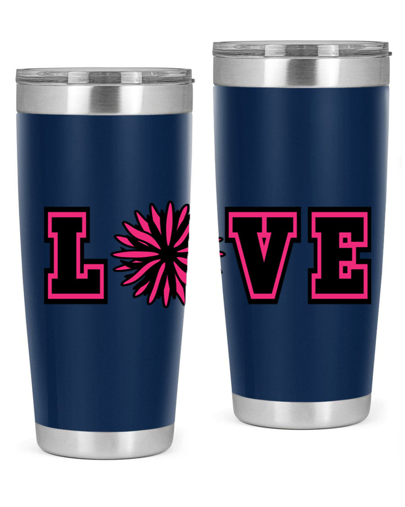 Love 694#- cheer- Tumbler
