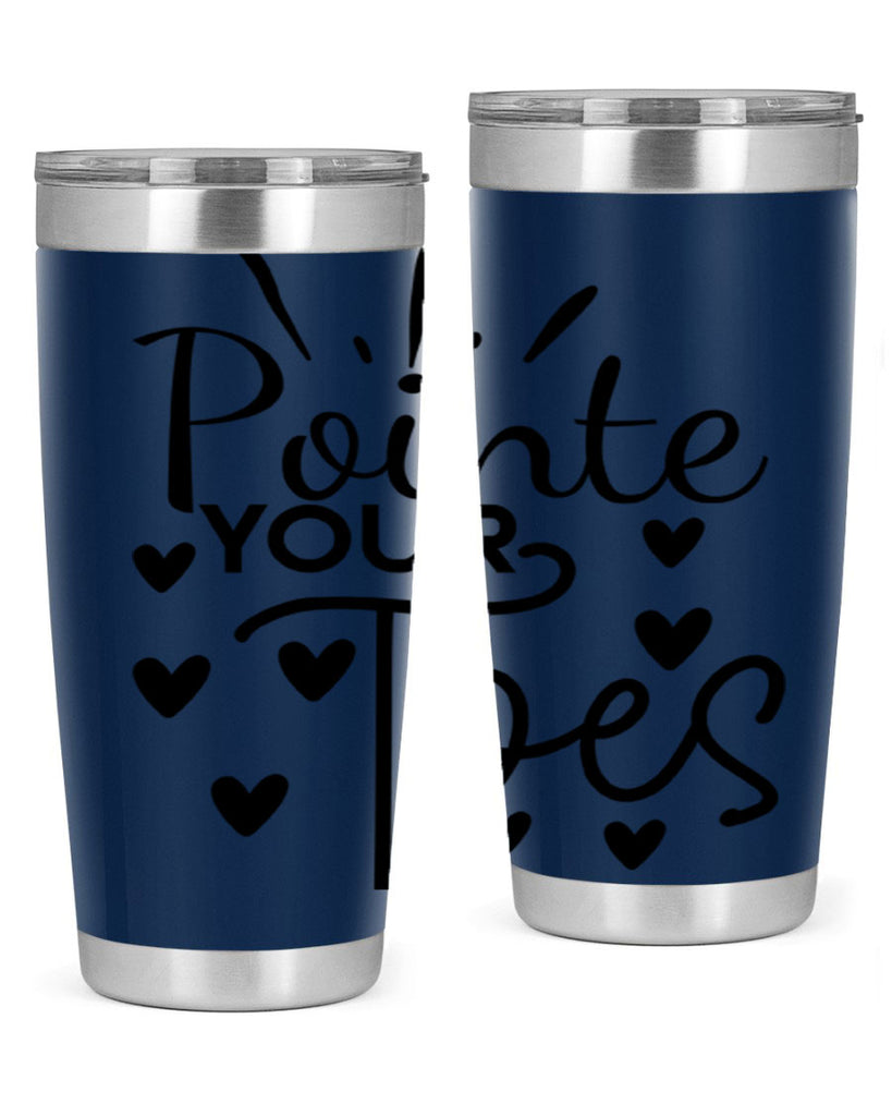 Pointe Your Toes 73#- ballet- Tumbler