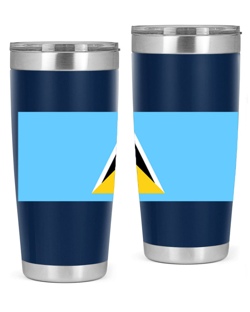 Saint Lucia 51#- world flags- Tumbler