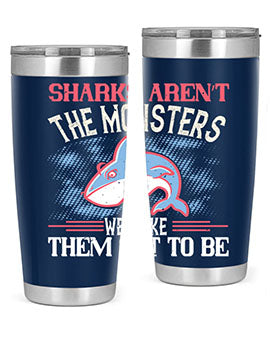 Sharks aren’t the monsters we make them out to be Style 24#- shark  fish- Tumbler