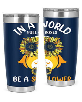 Sunflower Owl In A World A TurtleRabbit 18#- owl- Tumblers