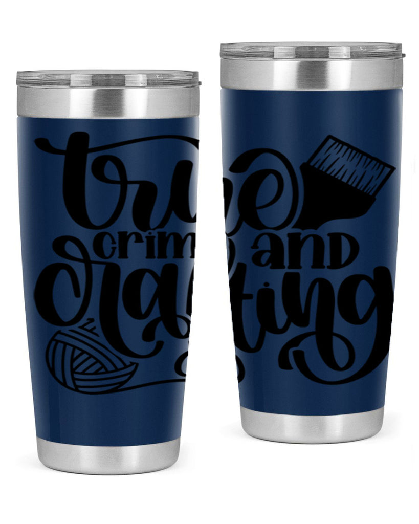 True Crime And Crafting 3#- crafting- Tumbler