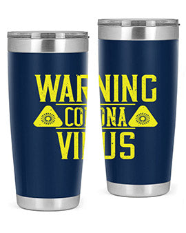 Warning Corona Virus Style 17#- corona virus- Tumbler