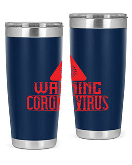 Warning corona virus one Style 18#- corona virus- Tumbler