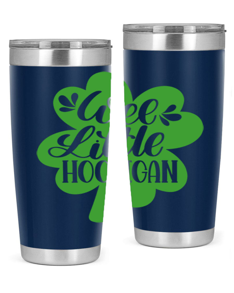 Wee Little Hooligan Style 16#- St Patricks Day- Tumbler