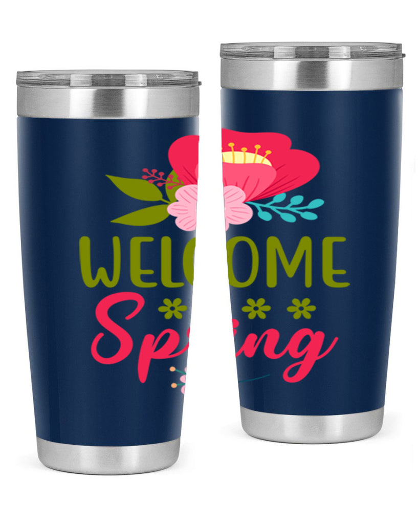 Welcome Spring 582#- spring- Tumbler