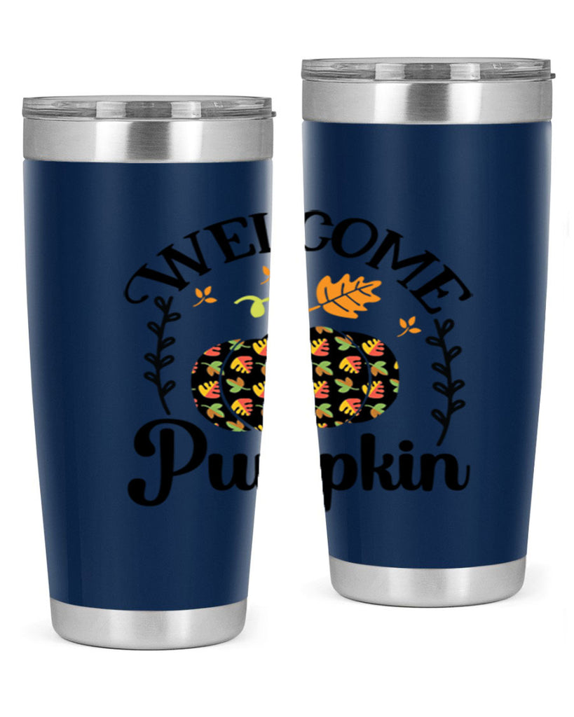Welcomepumpkin 640#- fall- Tumbler
