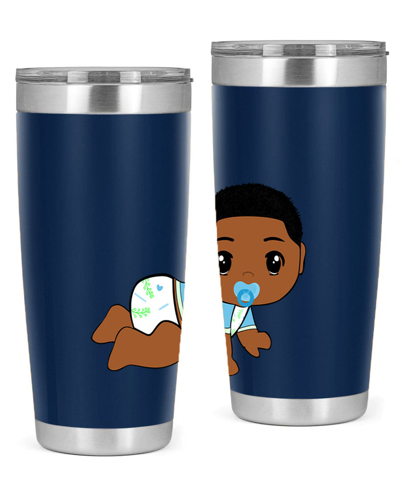 black baby boy 1#- black men - boys- tumbler