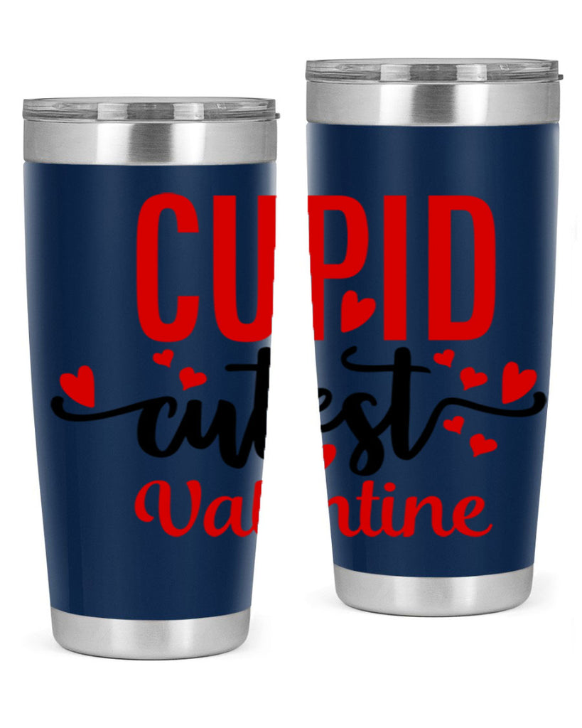 cupid cutest valentine 80#- valentines day- Tumbler