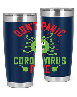 dont panic coronavirus free Style 43#- corona virus- Tumbler