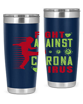fight against corona virus Style 41#- corona virus- Tumbler