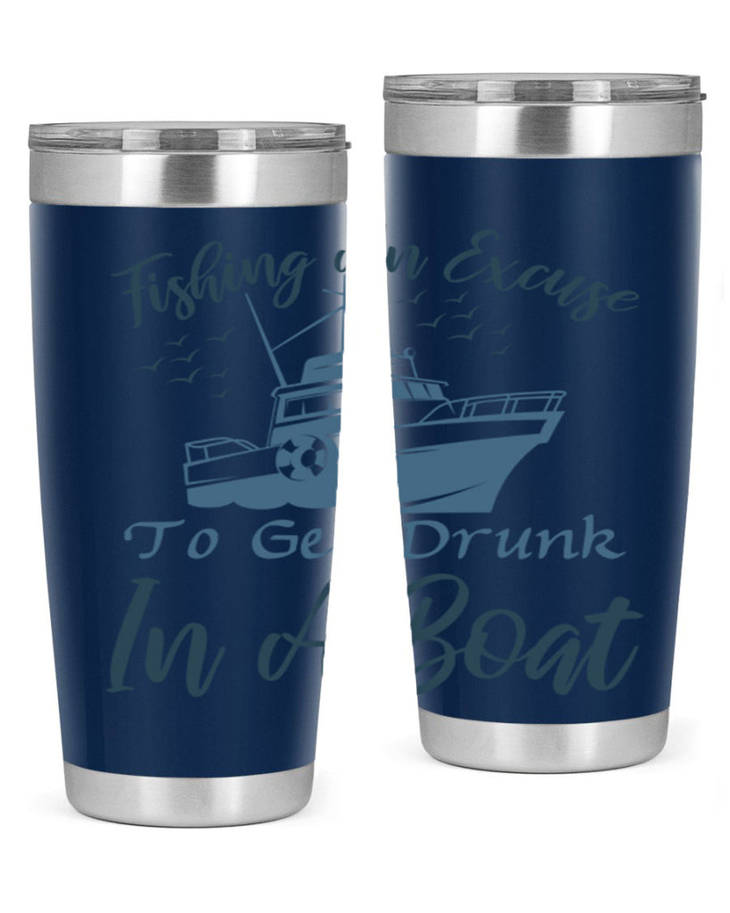 fishing an excuse 152#- fishing- Tumbler
