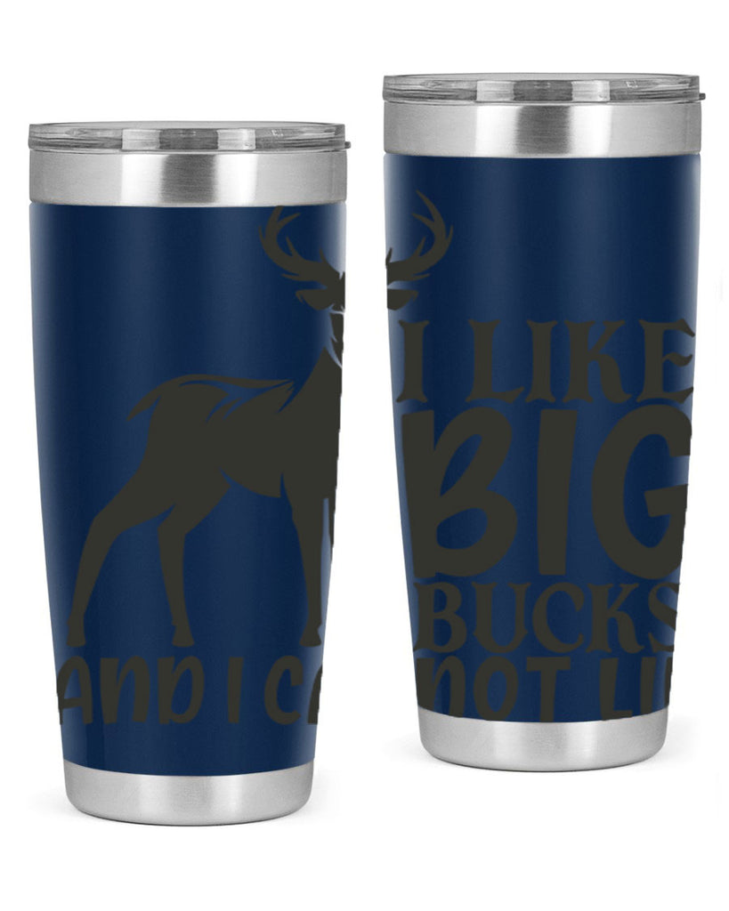 i like big bucks and i cannot lie 8#- hunting- Tumbler