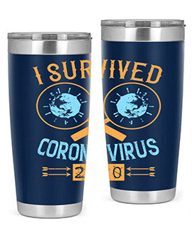 i survived corona virus Style 34#- corona virus- Tumbler