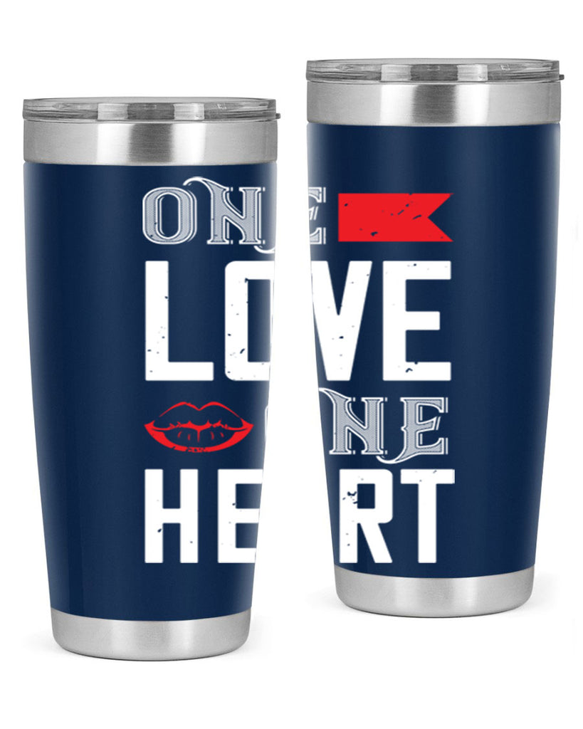 one love one heart 32#- valentines day- Tumbler
