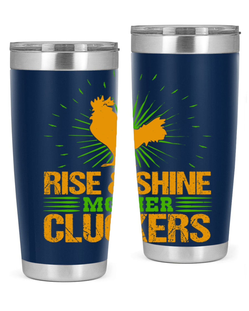 rise and shine mother cluckers 38#- farming and gardening- Tumbler