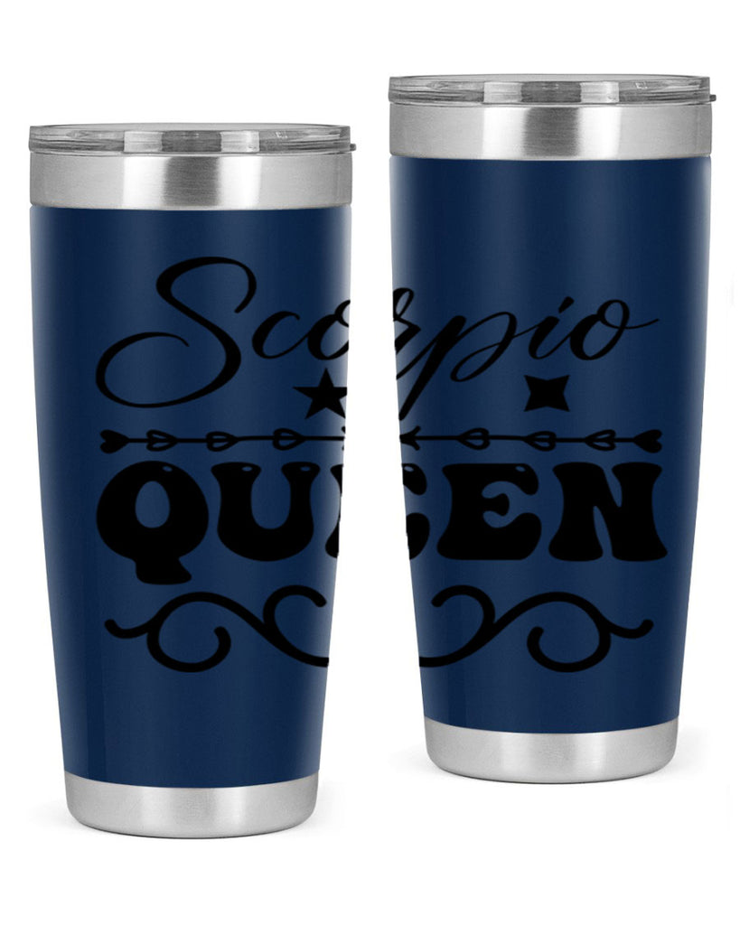 scorpio queen 447#- zodiac- Tumbler