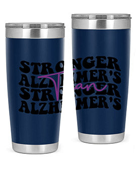 stronger than alzheimers 214#- alzheimers- Tumbler