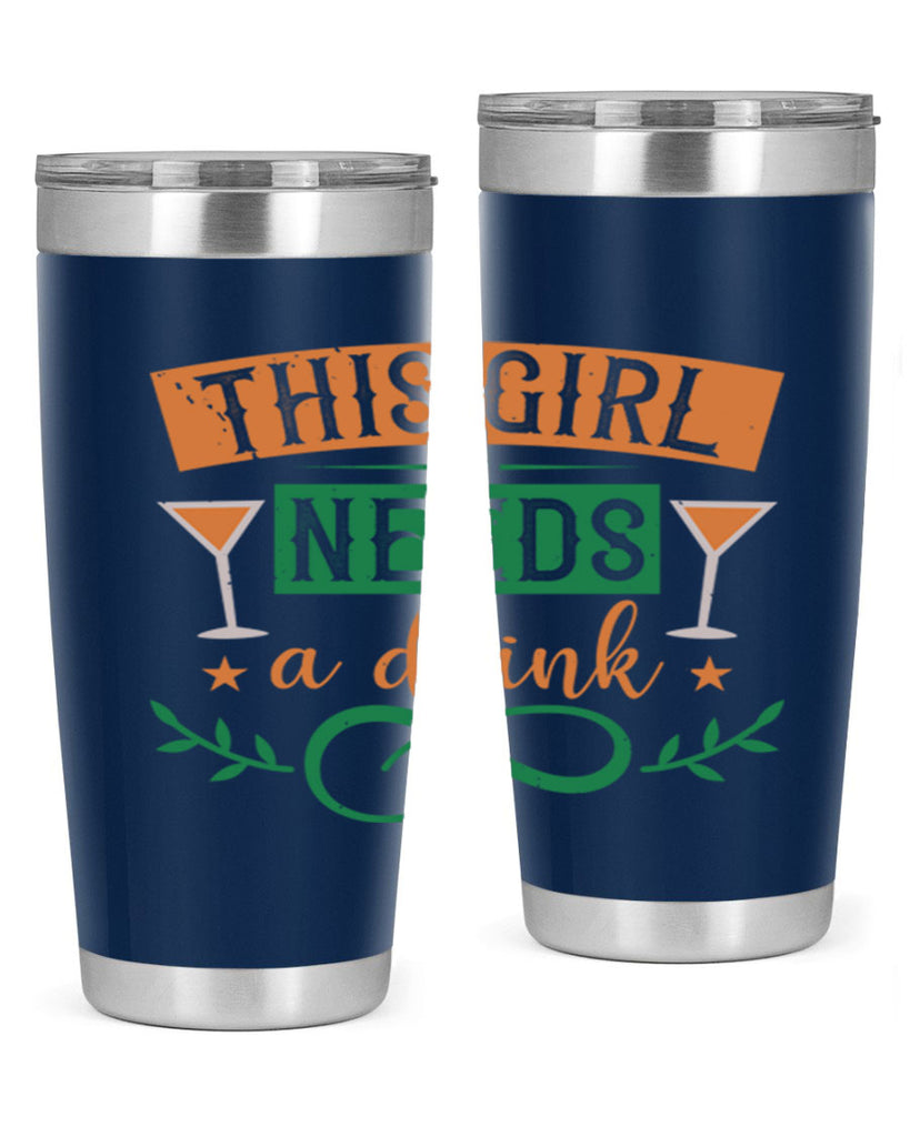 this girl needs a drink 1#- mardi gras- Tumbler