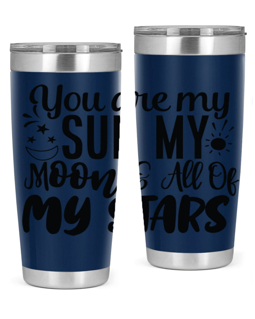 you are my sun my moon all of my stars 4#- family- Tumbler