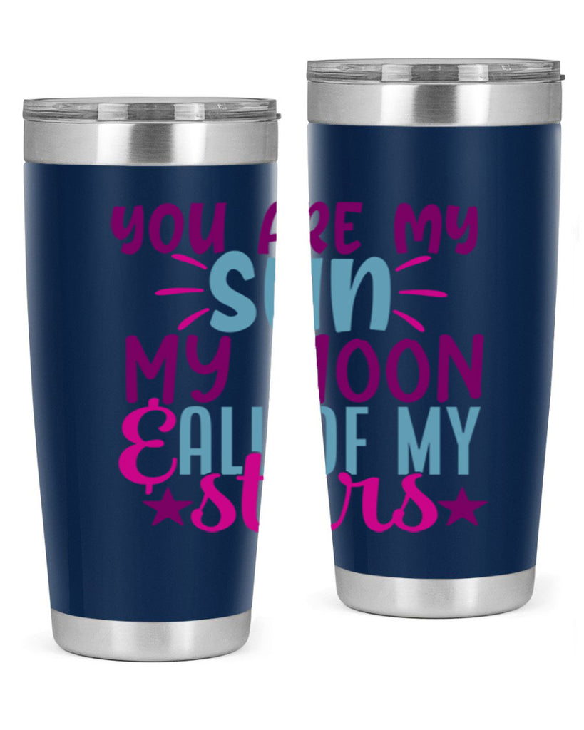 you are my sun my moon all of my stars 5#- family- Tumbler