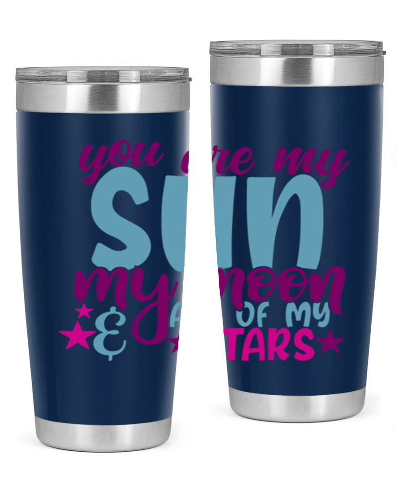 you are my sun my moon all of my stars 6#- family- Tumbler