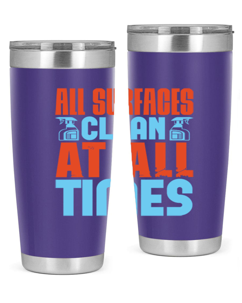 All surfaces clean at all times Style 2#- cleaner- tumbler