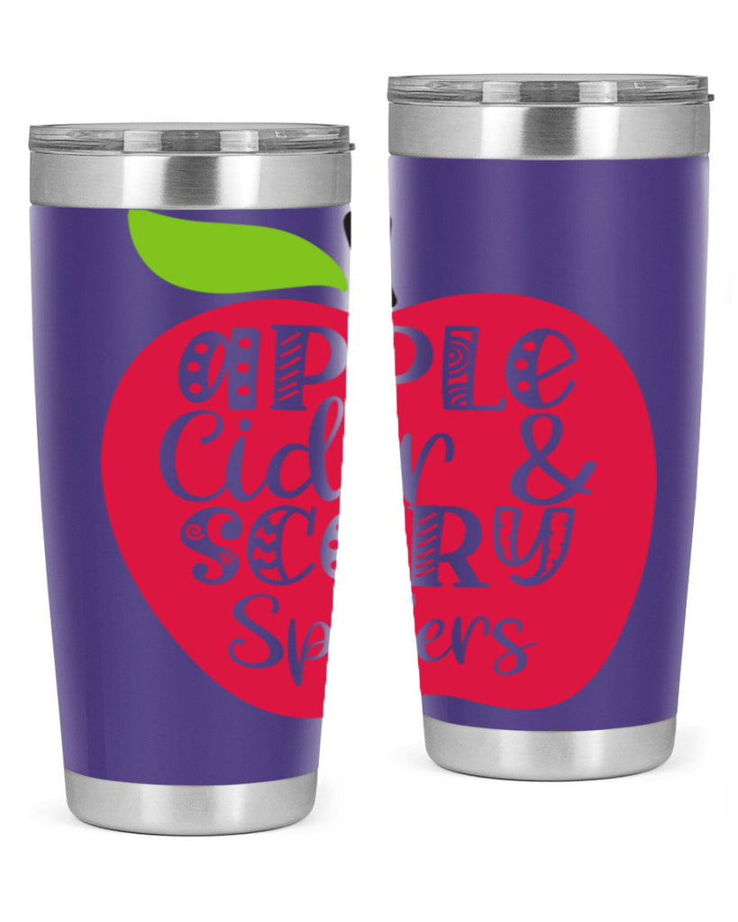 Apple Cider Scary Spiders 10#- fall- Tumbler