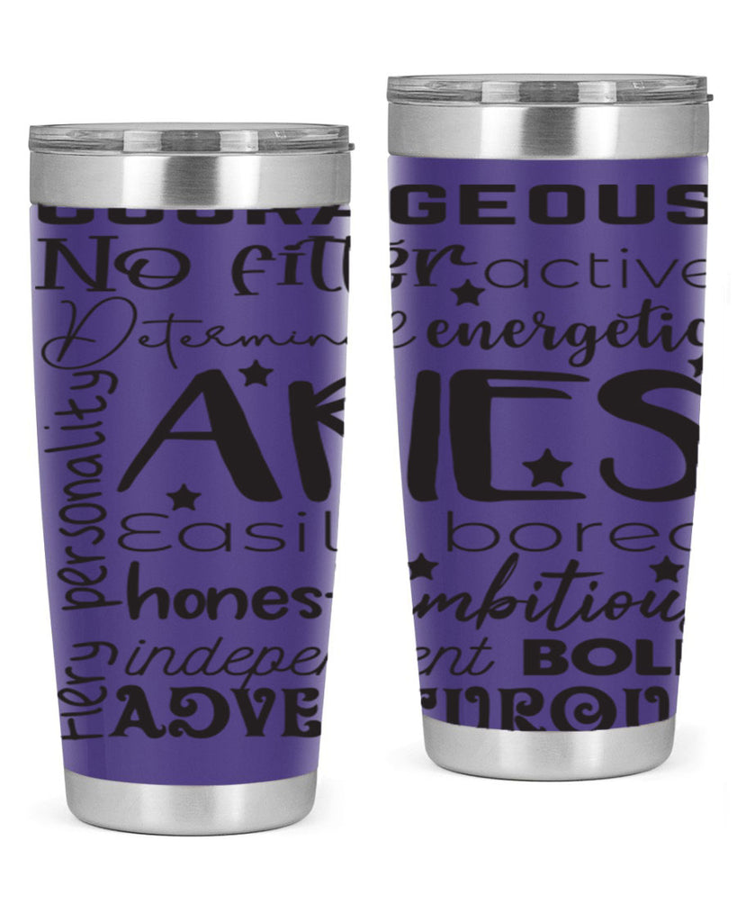 Aries 564#- zodiac- Tumbler