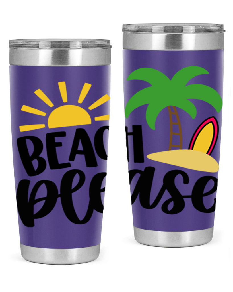 Beach Please Style 51#- summer- Tumbler