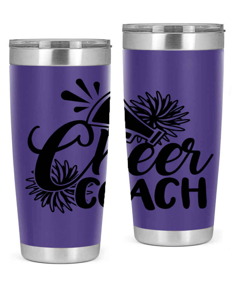 Cheer coach 1392#- cheer- Tumbler